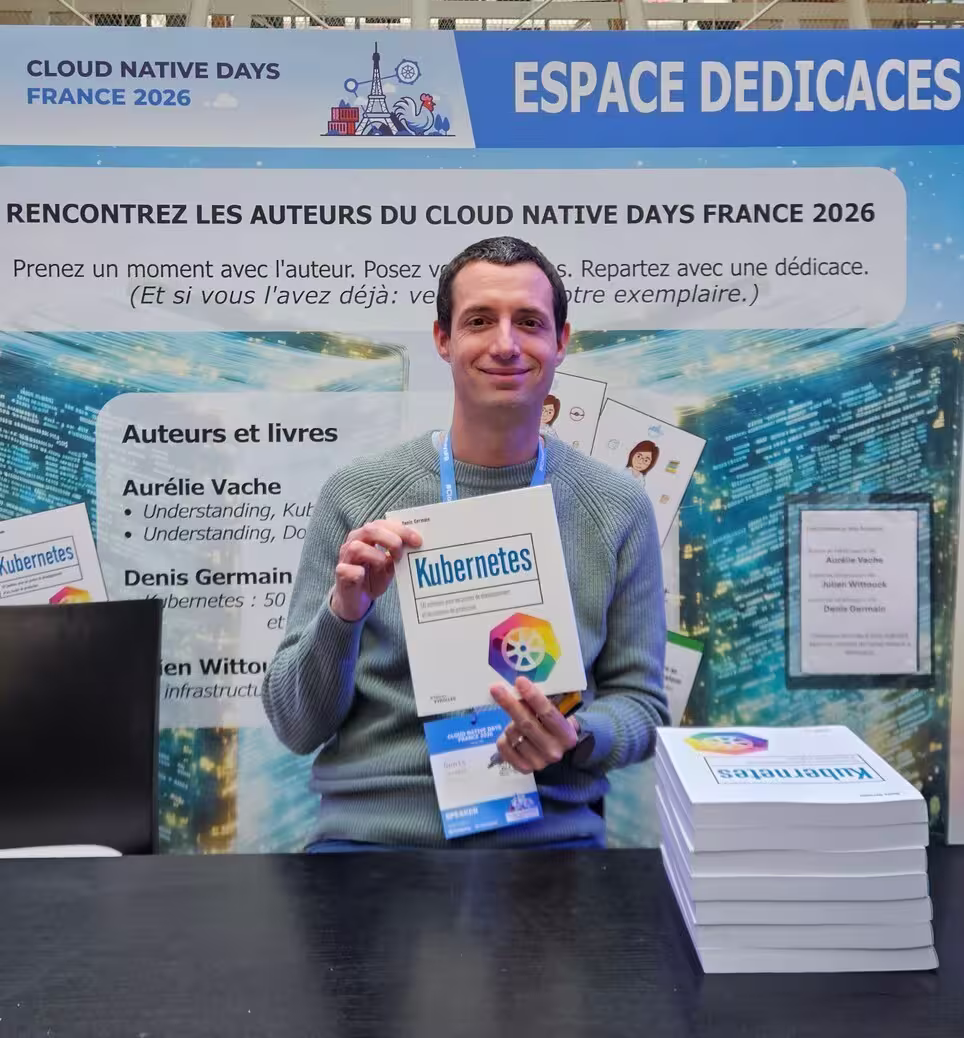 Featured image of post Mes premières vraies dédicaces, au Cloud Native Days France 2026 !